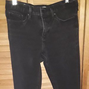 Levi's 311 SZ 28 Black Rinse 5 Pocket Shaping Skinny Jeans Black Label
